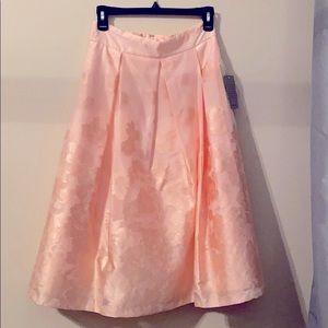 Beautiful pink satin full skirt